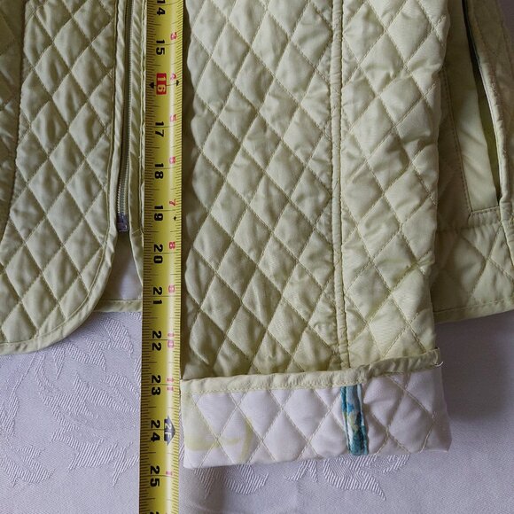 Apropos Adorable Junior Quilted Jacket With  Floral Lining, Women's Size M - Picture 11 of 11